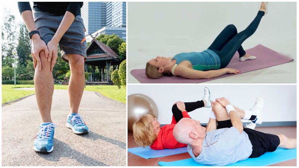 Knee exercise arthrosis joint